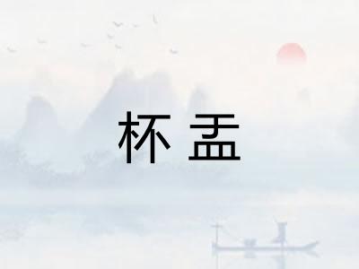 杯盂