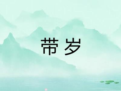 带岁