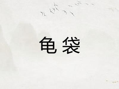 龟袋
