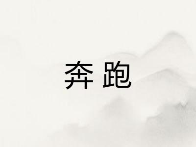奔跑 奔跑