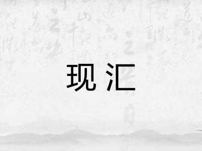 现汇