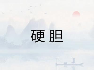 硬胆 硬胆