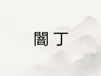闇丁