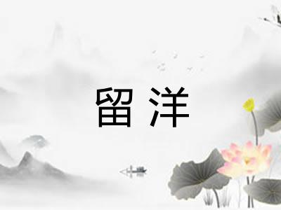 留洋 留洋