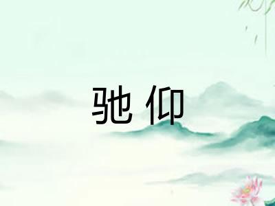 驰仰