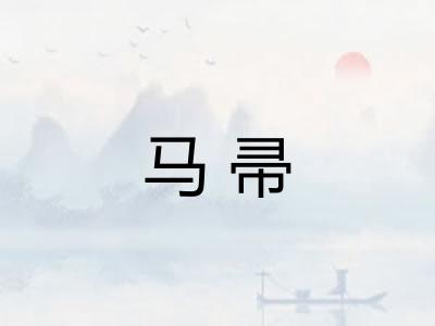 马帚