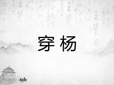 穿杨 穿杨