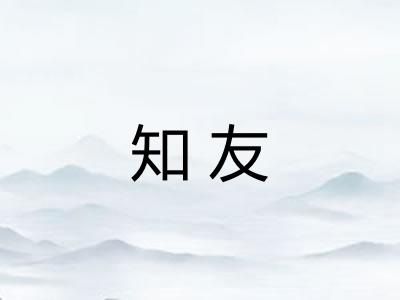 知友 知友