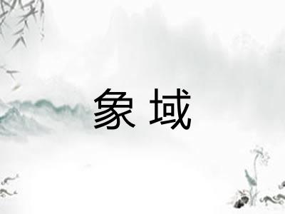 象域