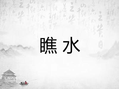 瞧水