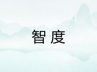 智度