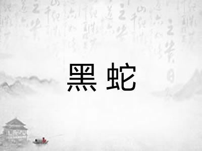 黑蛇