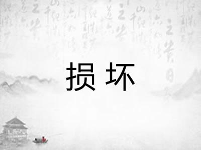 损坏 损坏