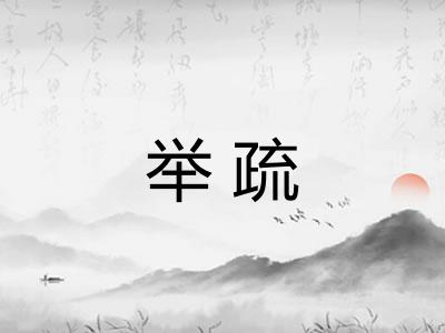 举疏 举疏