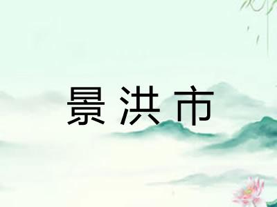 景洪市