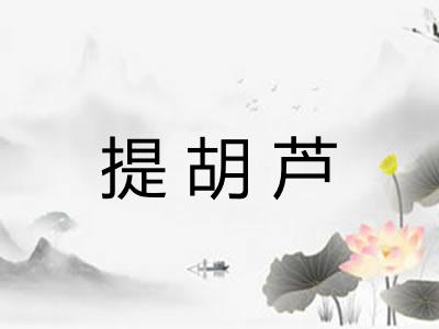 提胡芦