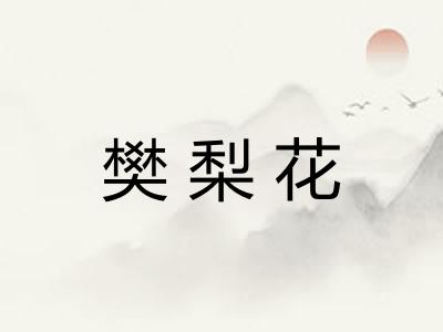 樊梨花