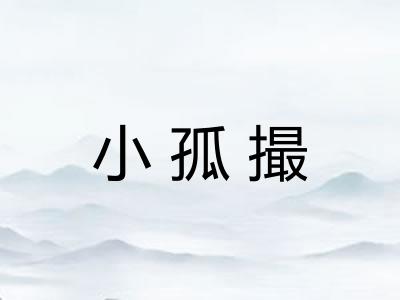 小孤撮