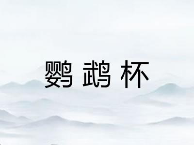 鹦鹉杯 鹦鹉杯