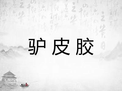 驴皮胶 驴皮胶