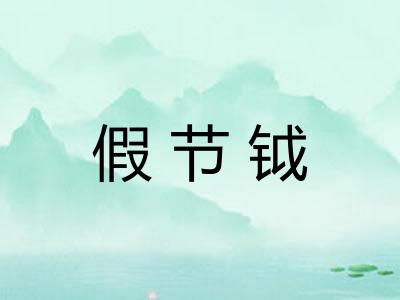 假节钺 假节钺