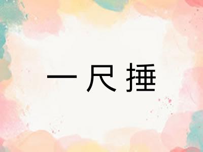 一尺捶 一尺捶
