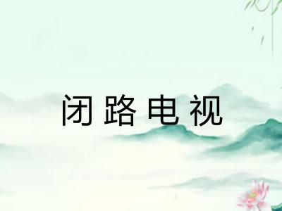 闭路电视