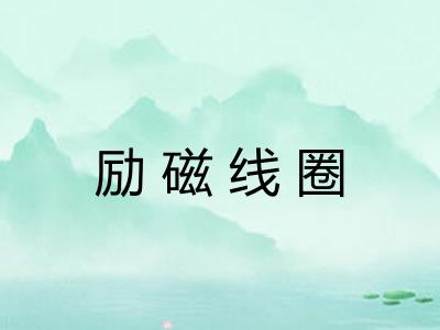 励磁线圈