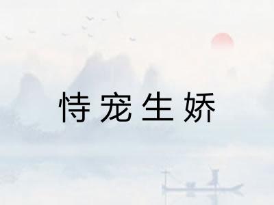 恃宠生娇