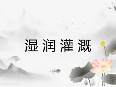 湿润灌溉