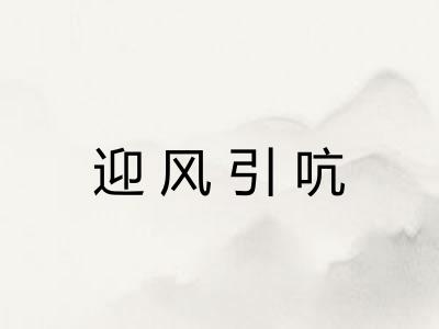 迎风引吭