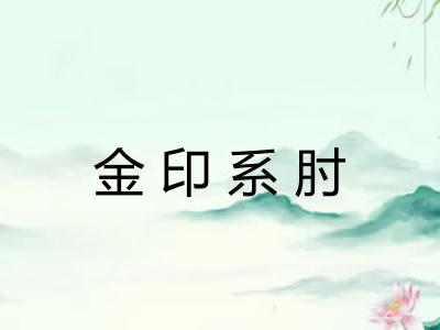 金印系肘 金印系肘