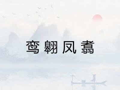 鸾翱凤翥